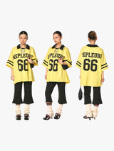 GKIKZ NEPLEURE 66 DROPPED SHOULDER VARSITY JERSEY