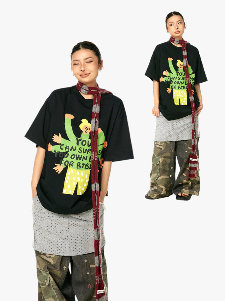 GKIKZ "LIMITLESS SPIRIT" HEAVYWEIGHT GRAPHIC TEES