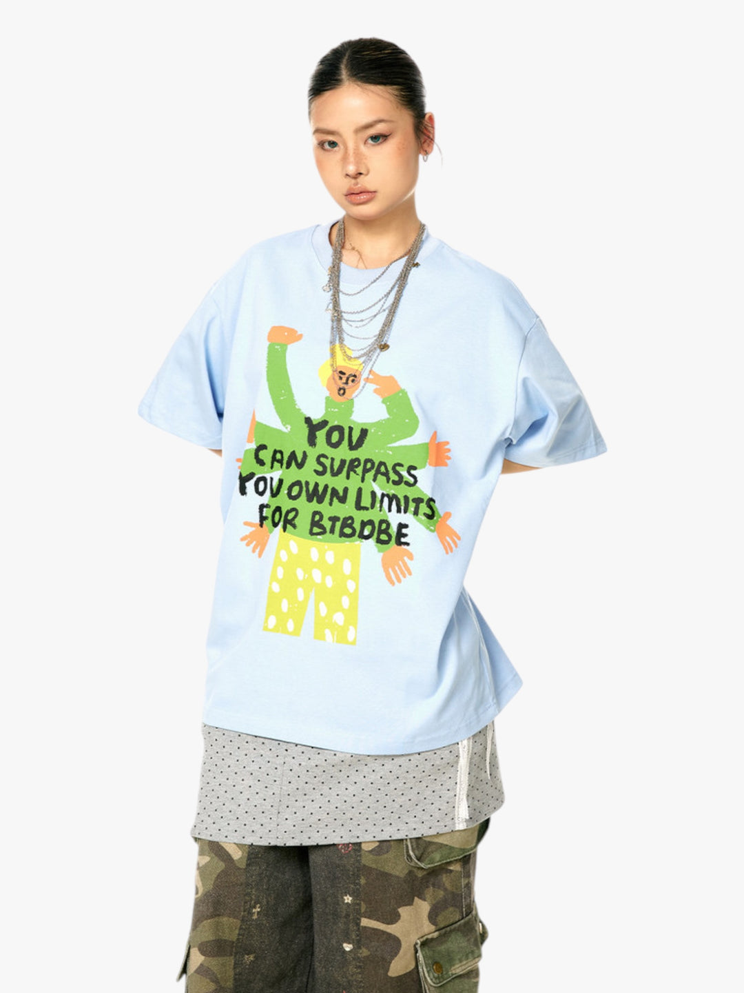 GKIKZ "LIMITLESS SPIRIT" HEAVYWEIGHT GRAPHIC TEES