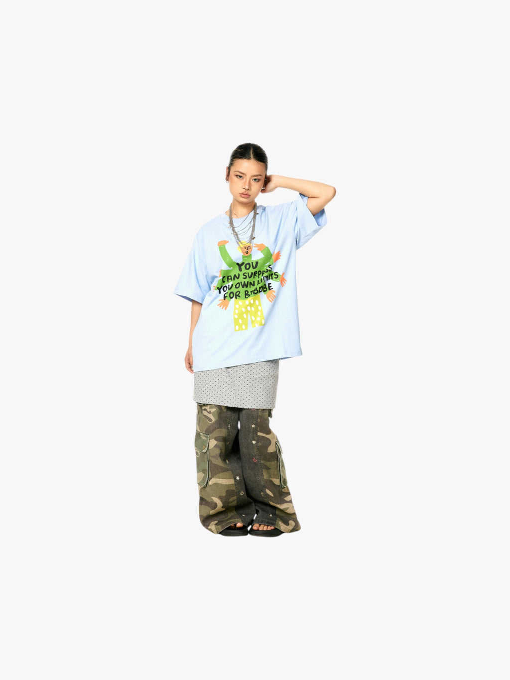 GKIKZ "LIMITLESS SPIRIT" HEAVYWEIGHT GRAPHIC TEES