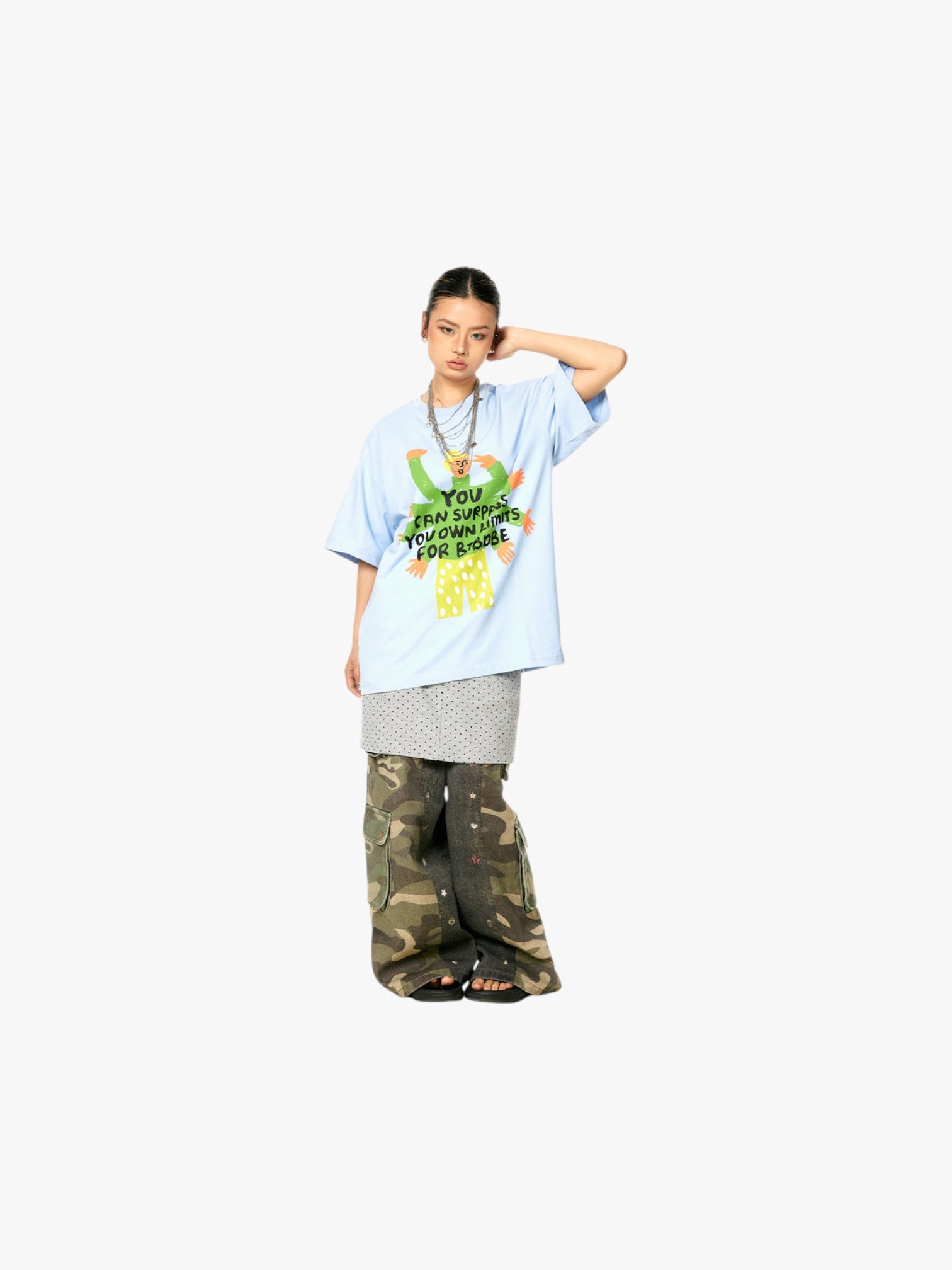 GKIKZ "LIMITLESS SPIRIT" HEAVYWEIGHT GRAPHIC TEES