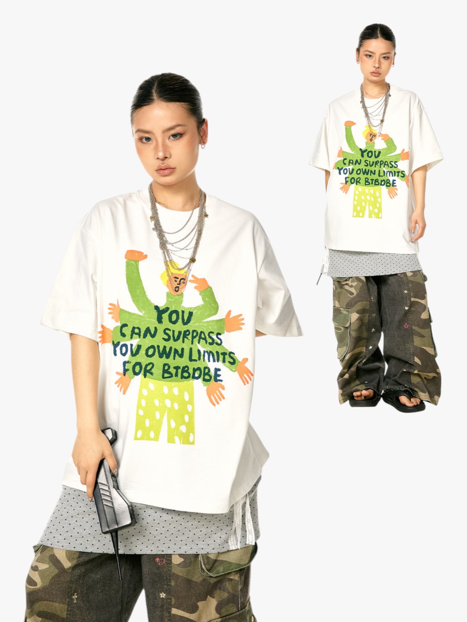 GKIKZ "LIMITLESS SPIRIT" HEAVYWEIGHT GRAPHIC TEES