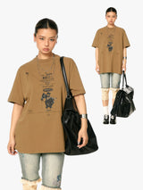 GKIKZ "LET'S MAKE IT GREAT" WASHED HEAVY COTTON TEES