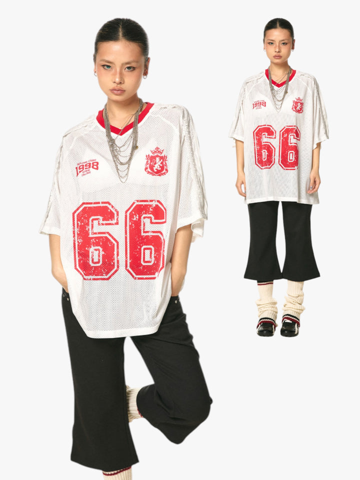 GKIKZ RETRO SPORT VARSITY MESH JERSEY – 66 Edition