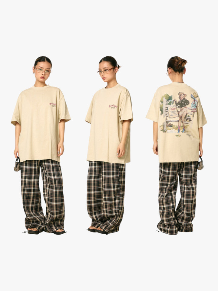 GKIKZ "COWGIRL" HEAVY COTTON GRAPHIC TEES