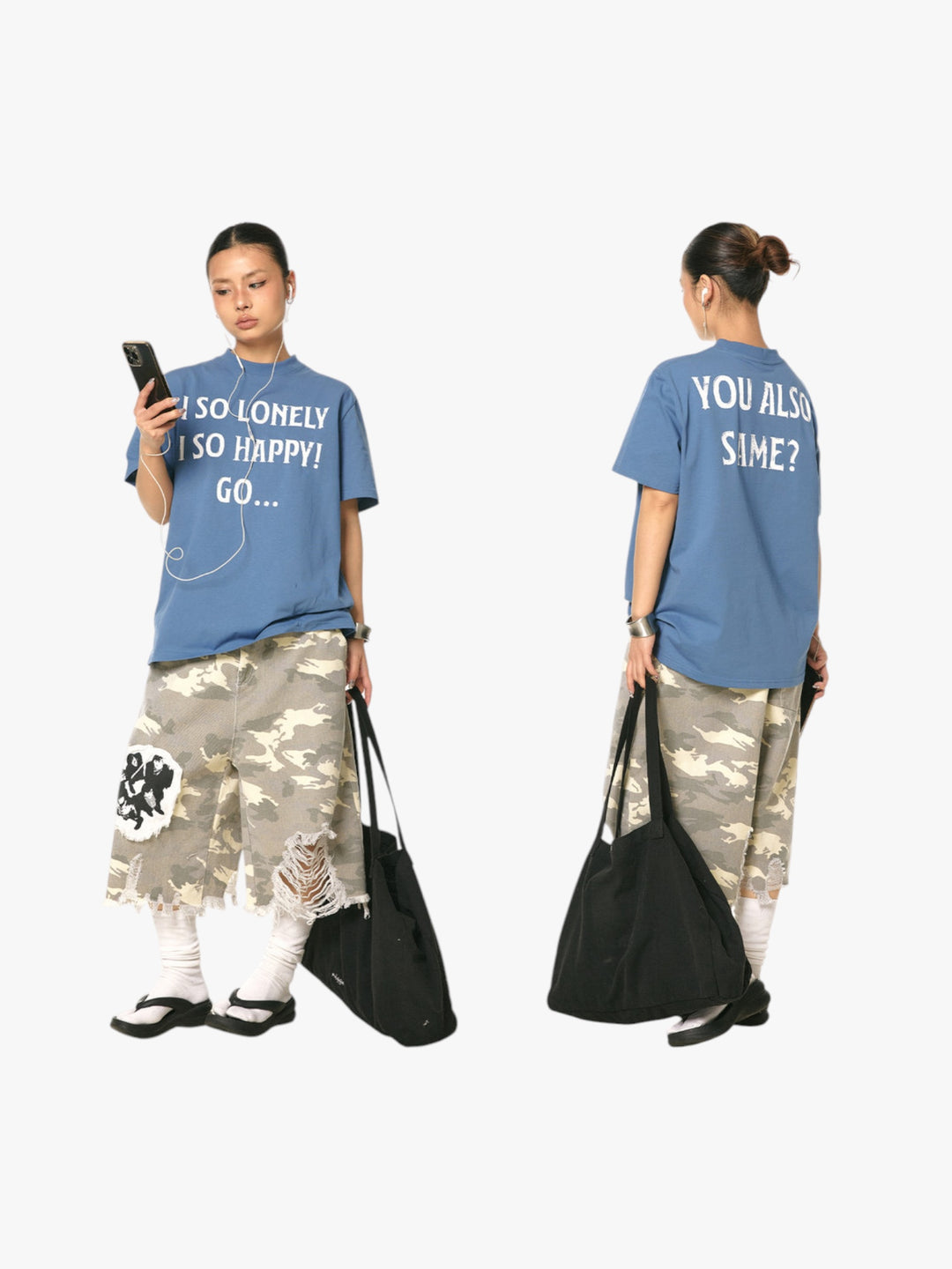 GKIKZ "YOU ALSO SAME?" HEAVY WEIGHT COTTON TEES