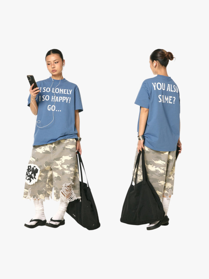 GKIKZ "YOU ALSO SAME?" HEAVY WEIGHT COTTON TEES