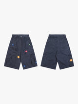 Daisy Cargo Cotton Shorts