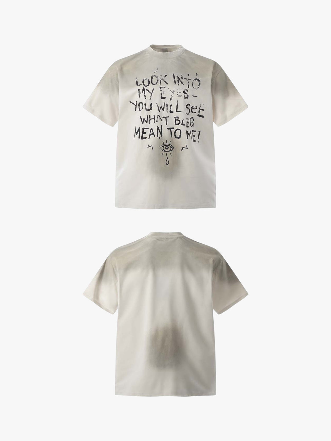 GKIKZ "LOOK INTO MY EYES" HEAVY COTTON GRAPHIC TEES