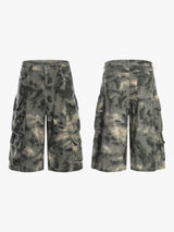 Urban Camo Heavy Cargo Shorts