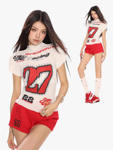 Retro Spicy Racing Tees