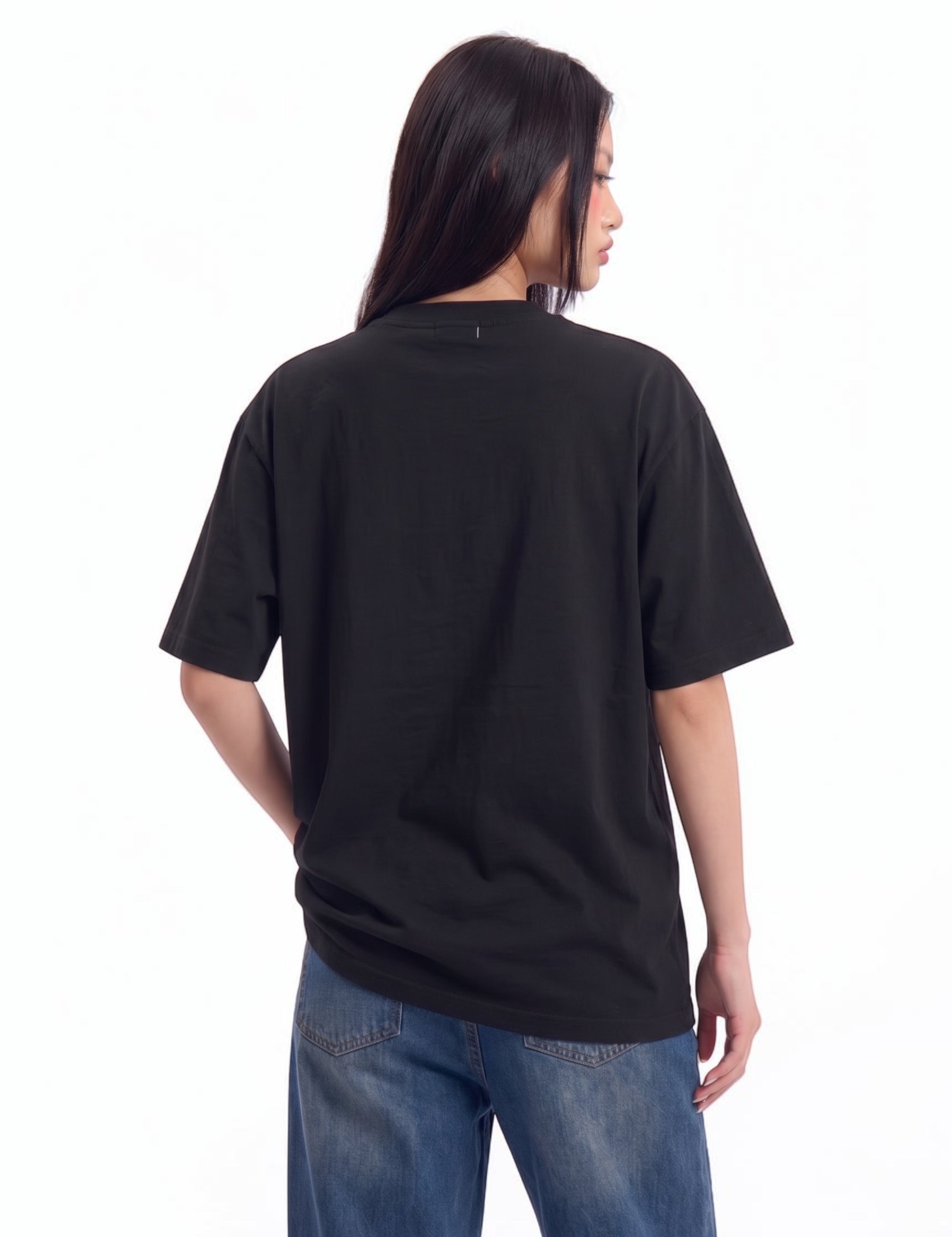 Who Cares Get Some Money graphic cotton tee — streetwear