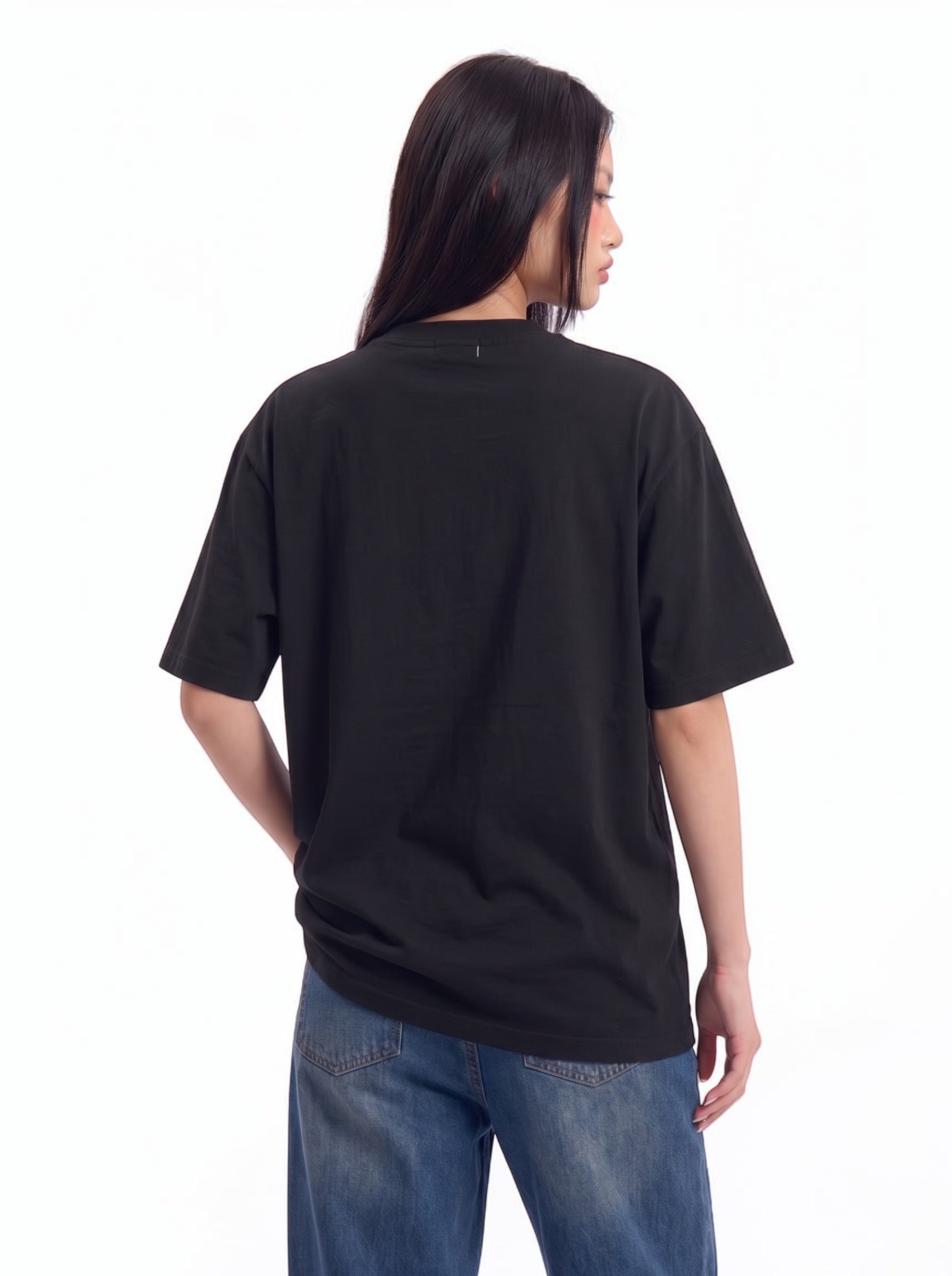 Who Cares Get Some Money graphic cotton tee — streetwear