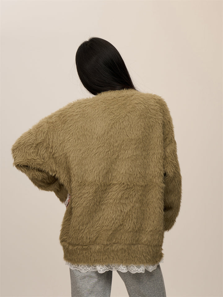 [CHRISTMAS SPECIAL] GKIKZ "BONSOIR" DOG MOTIF OVERSIZED SWEATERS