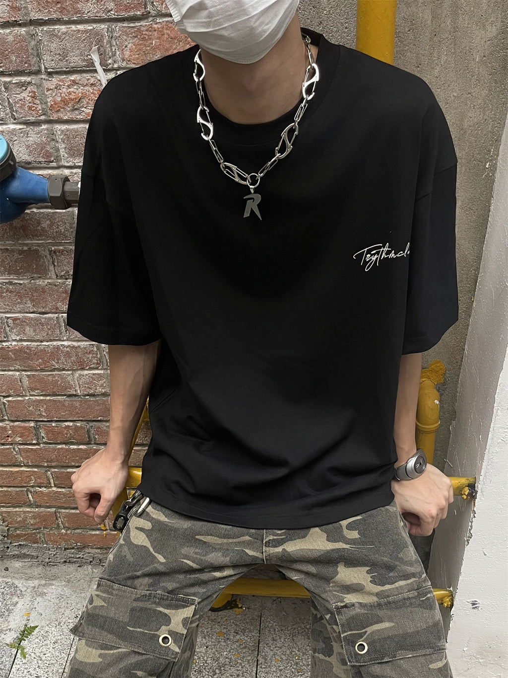 Abstract Portrait Loose Tees