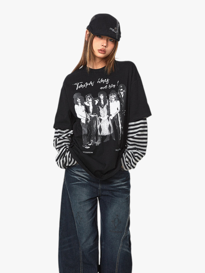 GKIKZ VINTAGE GRUNGE PREMIUM COTTON TEES