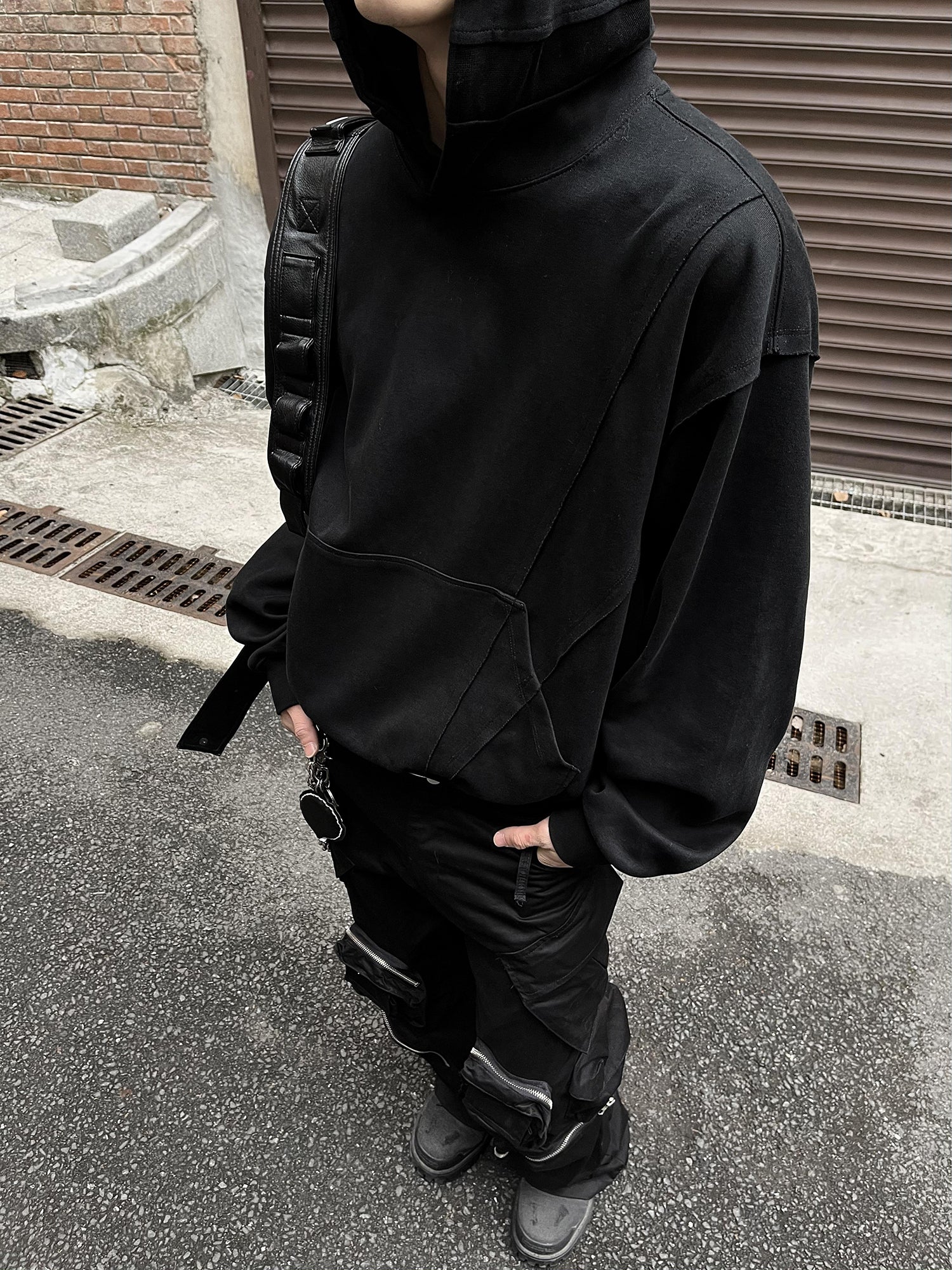 Fake Slashes Cleanfit Hoodie