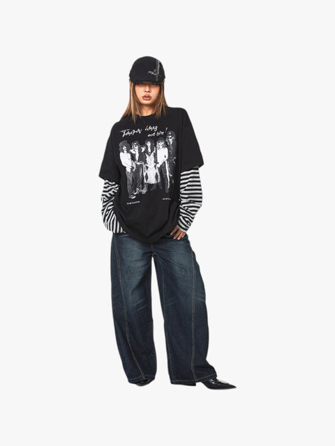 GKIKZ VINTAGE GRUNGE PREMIUM COTTON TEES