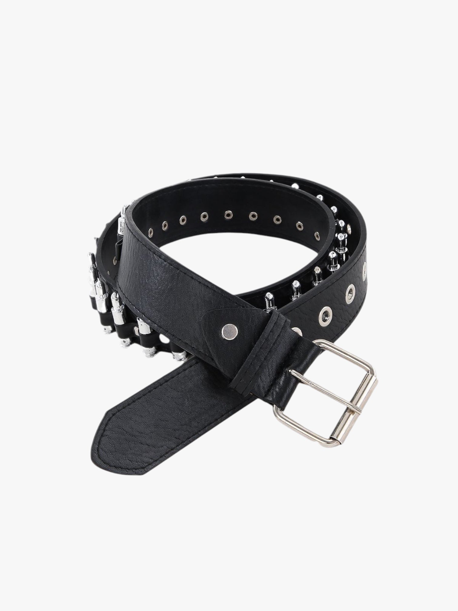 Black Bullet Rivet Belt