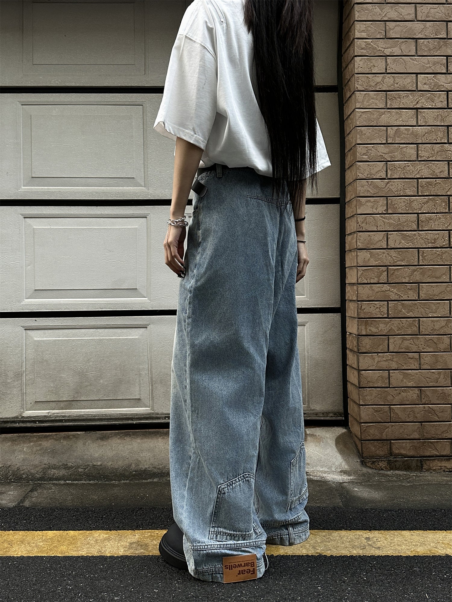 Reverse Design Retro Baggy Jeans