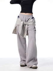 GKIKZ FAKE HANDS FLEECE-LINED MOPPING SWEATPANTS