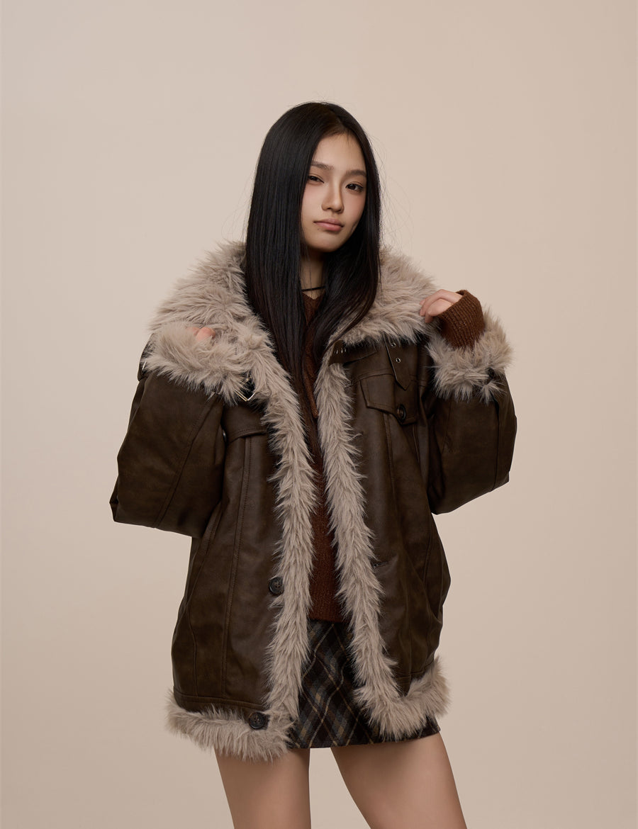 [CHRISTMAS SPECIAL] GKIKZ ELEGANT FAUX FUR-TRIMMED JACKETS