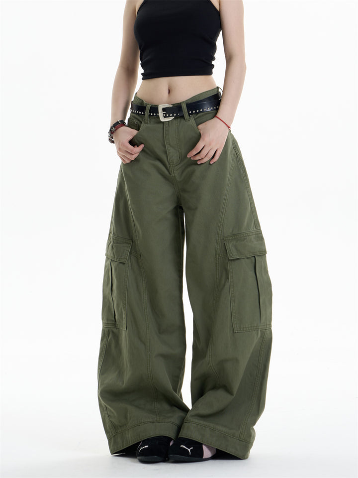 GKIKZ COMBAT CURVE WIDE-LEG CARGOS