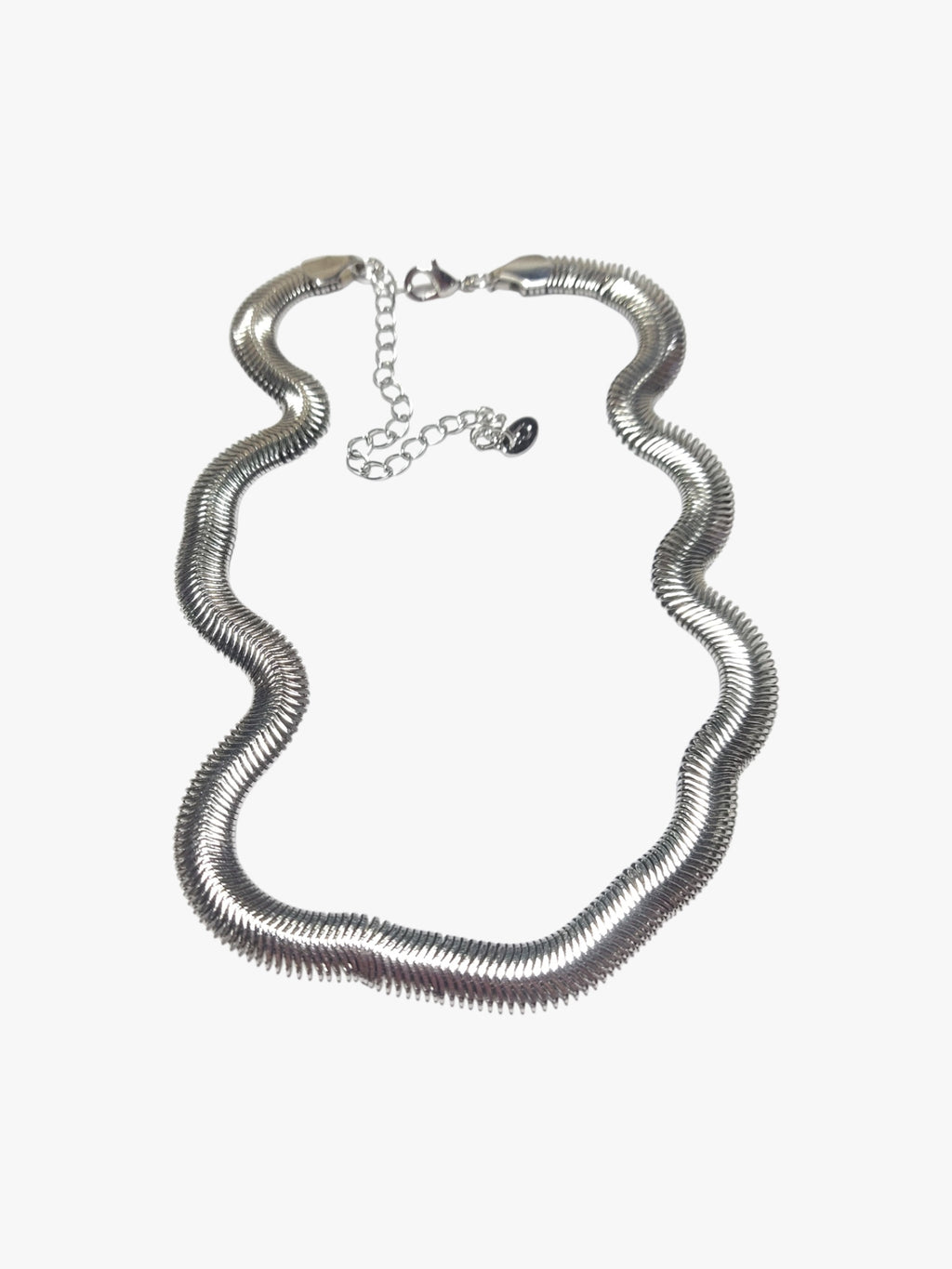 Monoflex Silver Serpent Titanium Necklace