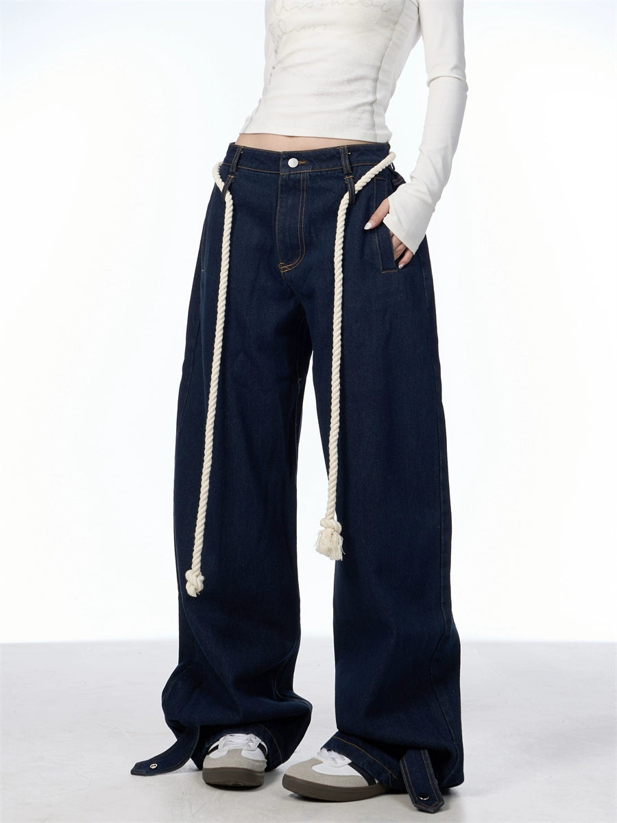 GKIKZ CRESCENT NADA WIDE-LEG JEANS