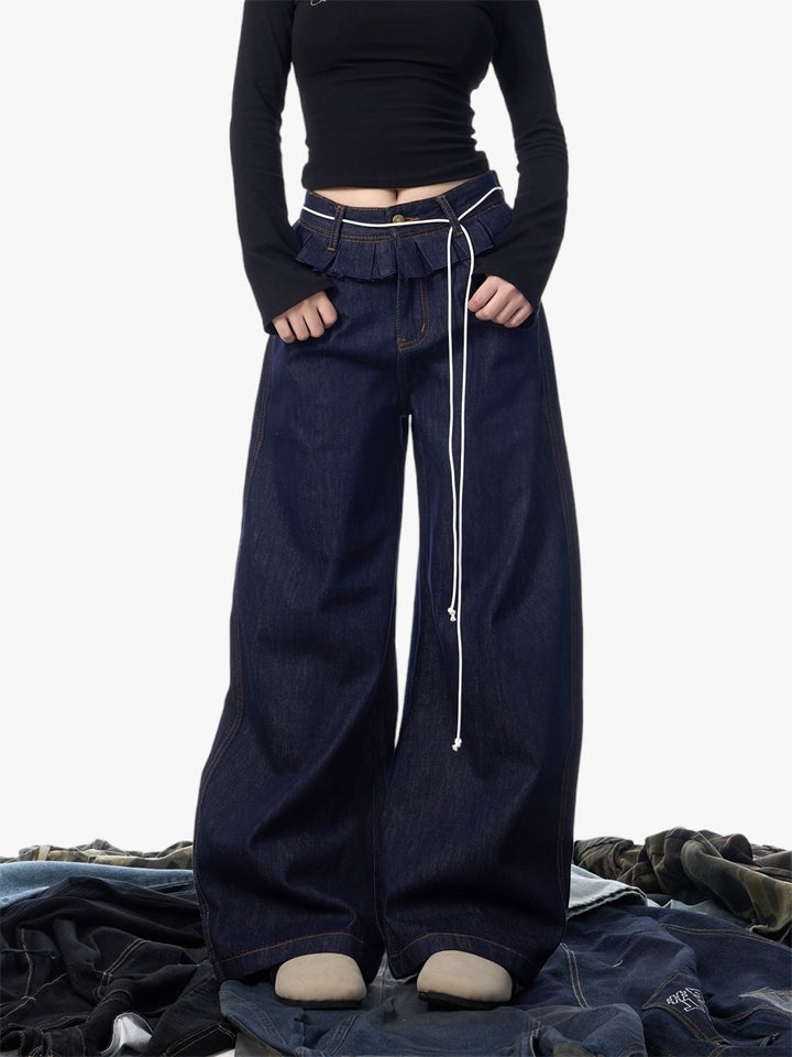 GKIKZ TWITCH SKIRT BAGGY SCIMITAR JEANS