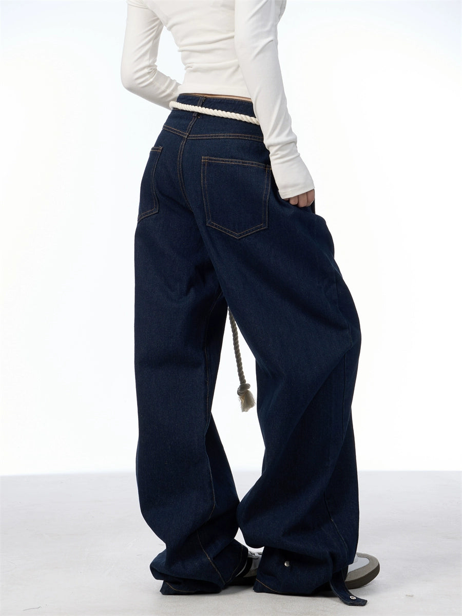 GKIKZ CRESCENT NADA WIDE-LEG JEANS