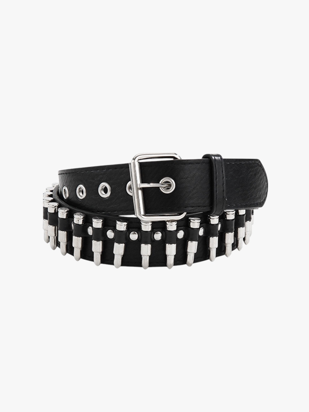 Black Bullet Rivet Belt