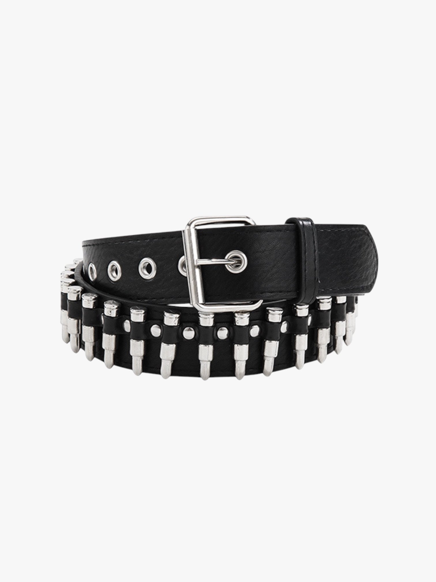 Black Bullet Rivet Belt