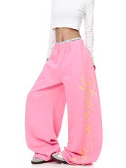 [25AW NEW ARRIVAL] GKIKZ BUBBLE POP STARBURST LOOSE WIDE-LEG PANT