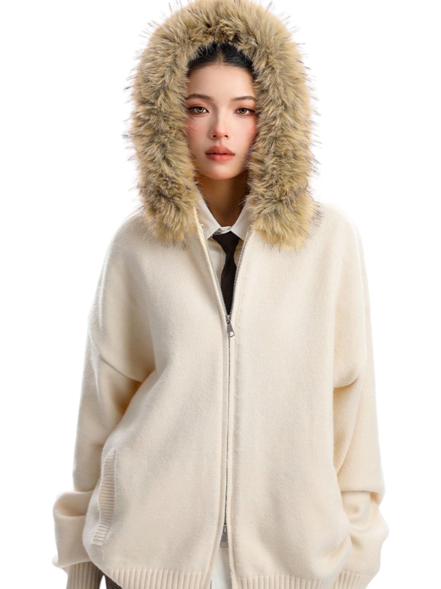 Aurora Edge Faux Fur Jacket