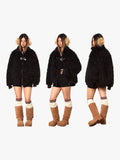 Imitation Lambwool Fur Cotton Thickened Shearling Jacket