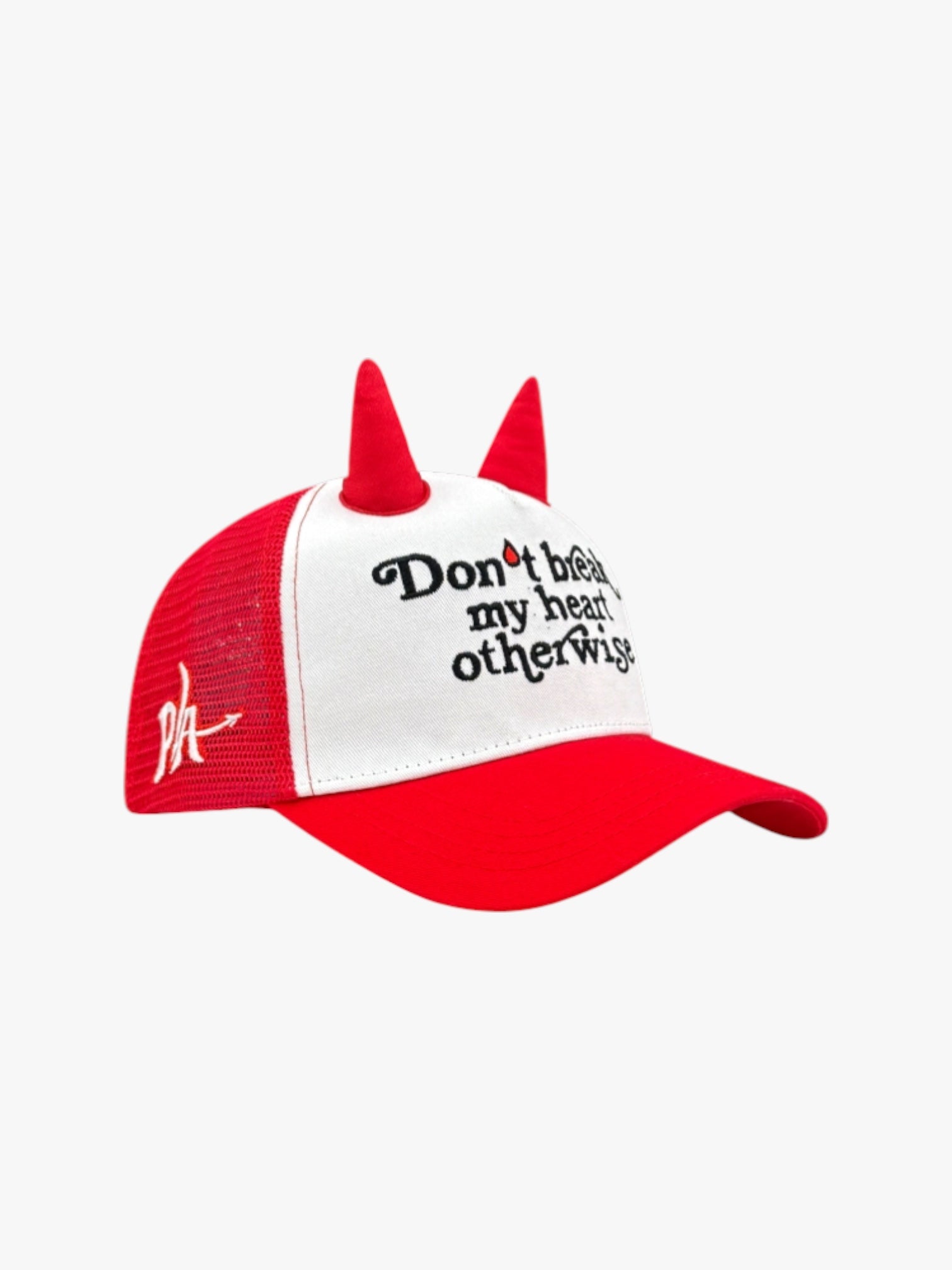 GKIKZ “DON'T BREAK MY HEART OTHERWISE” DEVIL HORN CAP