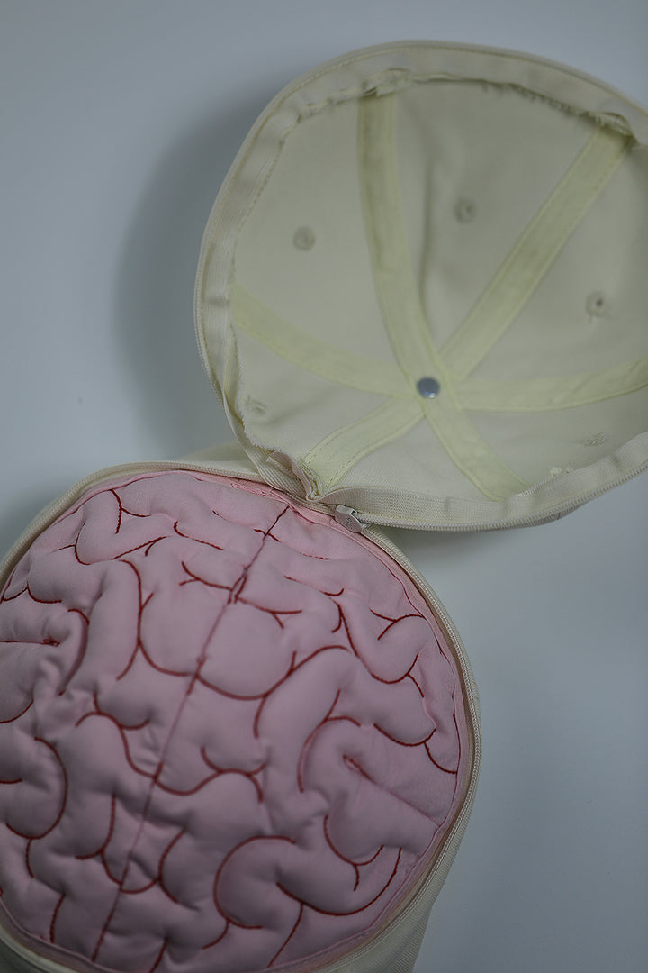 GKIKZ "SEE I GOT BRAIN" BREATHABLE PURE COTTON CAP