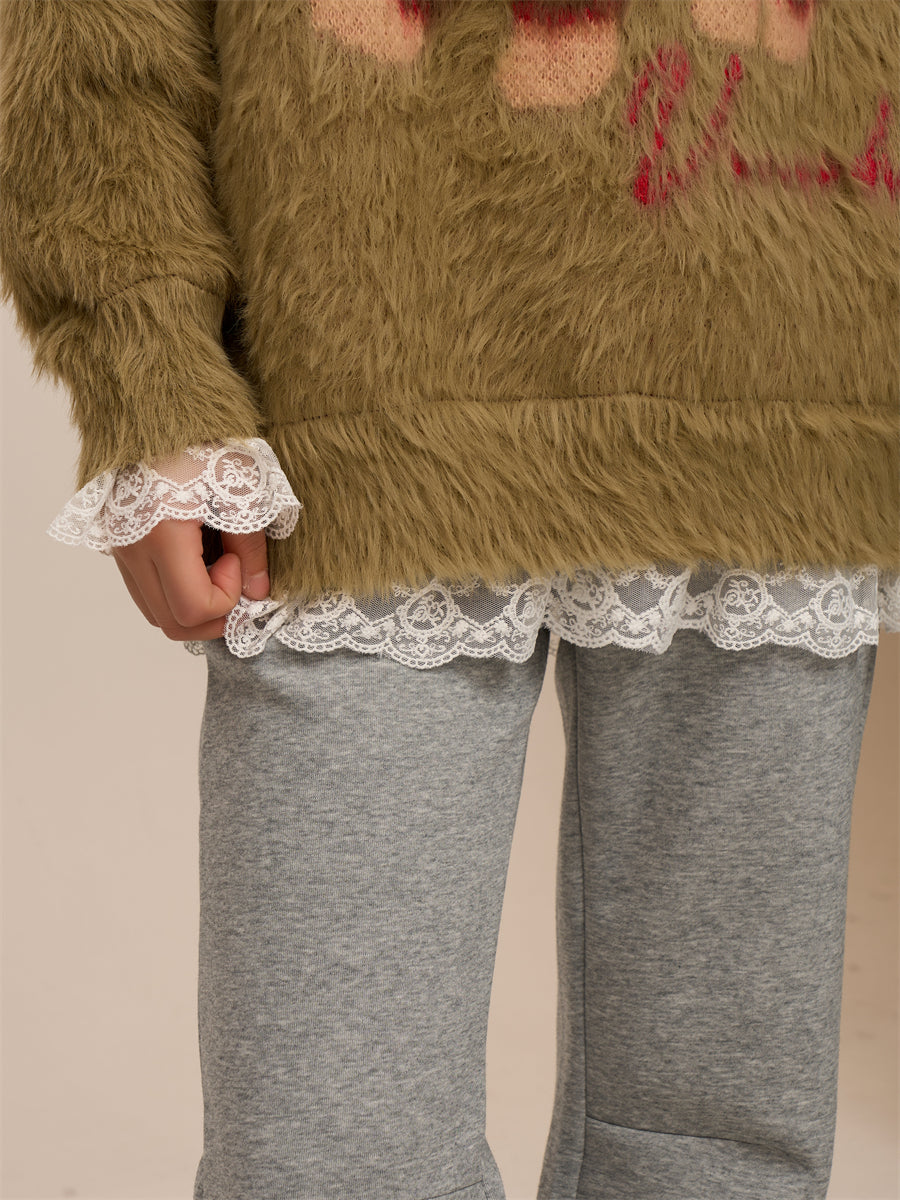 [CHRISTMAS SPECIAL] GKIKZ "BONSOIR" DOG MOTIF OVERSIZED SWEATERS