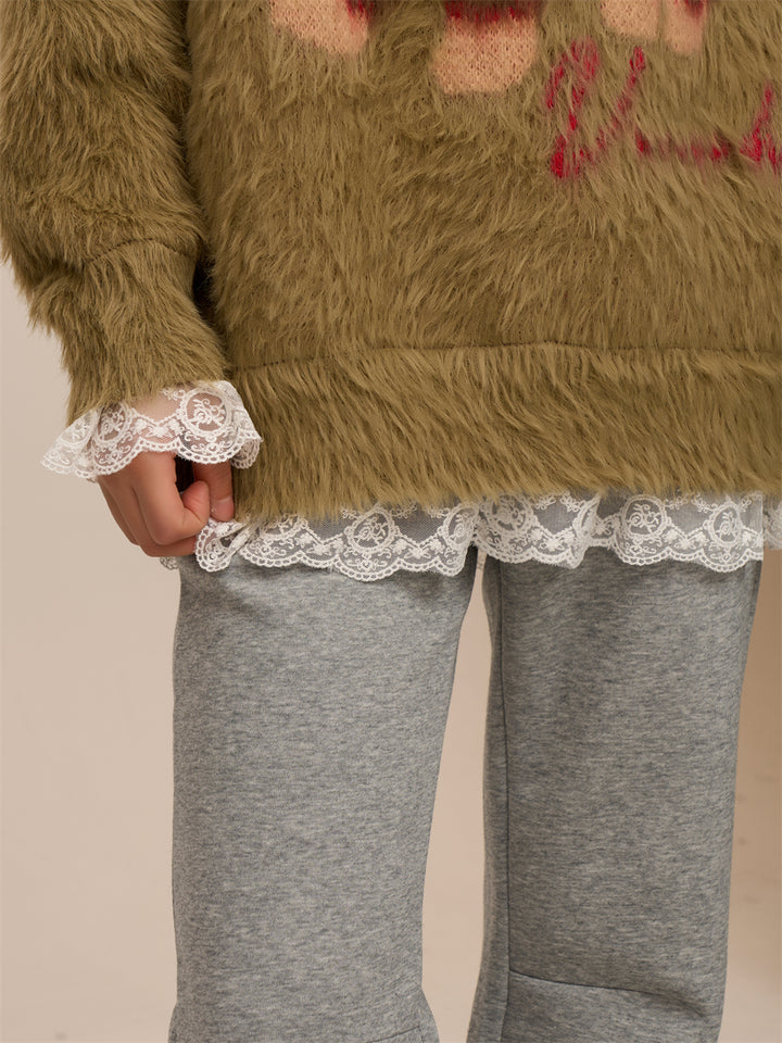 [CHRISTMAS SPECIAL] GKIKZ "BONSOIR" DOG MOTIF OVERSIZED SWEATERS