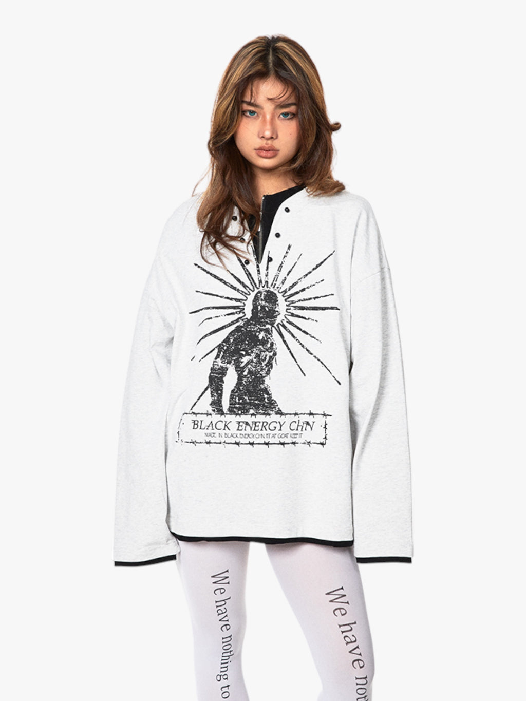 Fake Two-Piece Long Sleeves T-Shirt