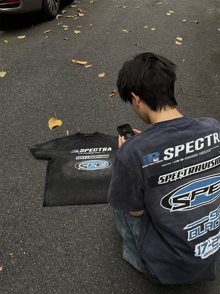 GKIKZ SPE 280G HEAVY COTTON DISTRESSED TEES