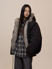 [CHRISTMAS SPECIAL] GKIKZ LUXURIOUS FAUX FUR TRIM PARKA