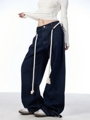 GKIKZ CRESCENT NADA WIDE-LEG JEANS