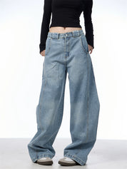 GKIKZ RETRO MACHETE WIDE-LEG LOOSE JEANS