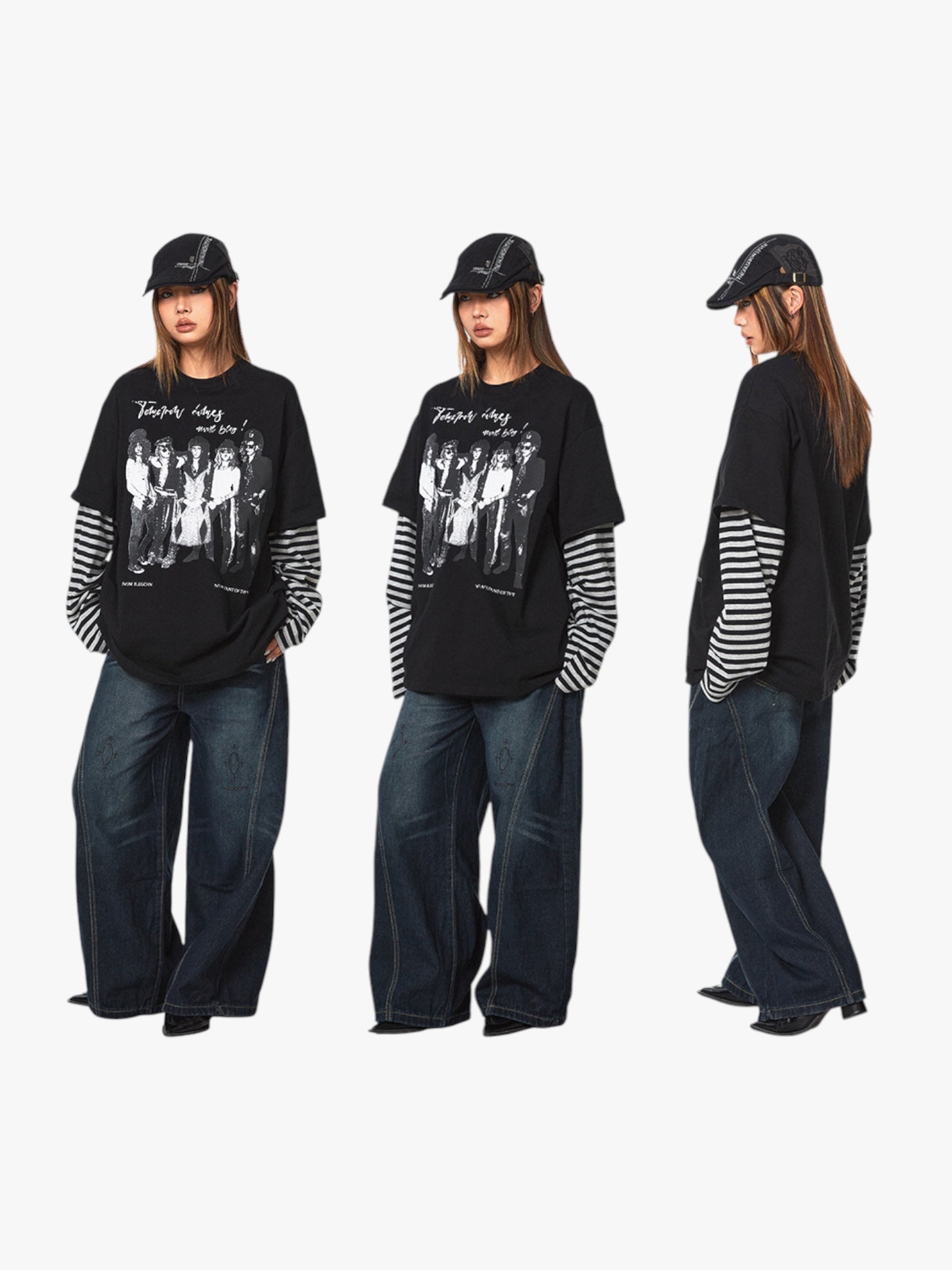 GKIKZ VINTAGE GRUNGE PREMIUM COTTON TEES