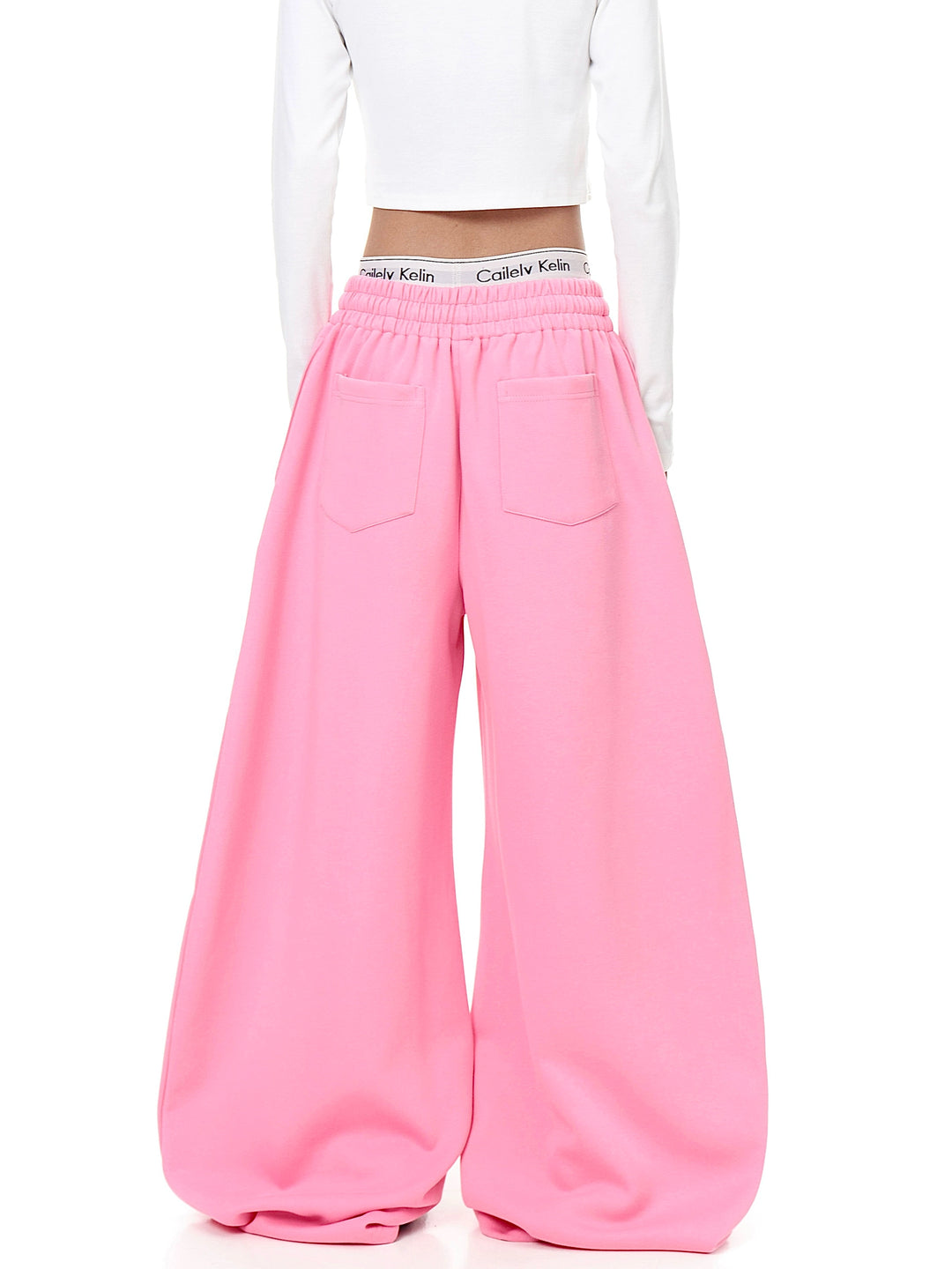 GKIKZ BUBBLE POP STARBURST LOOSE WIDE-LEG PANT