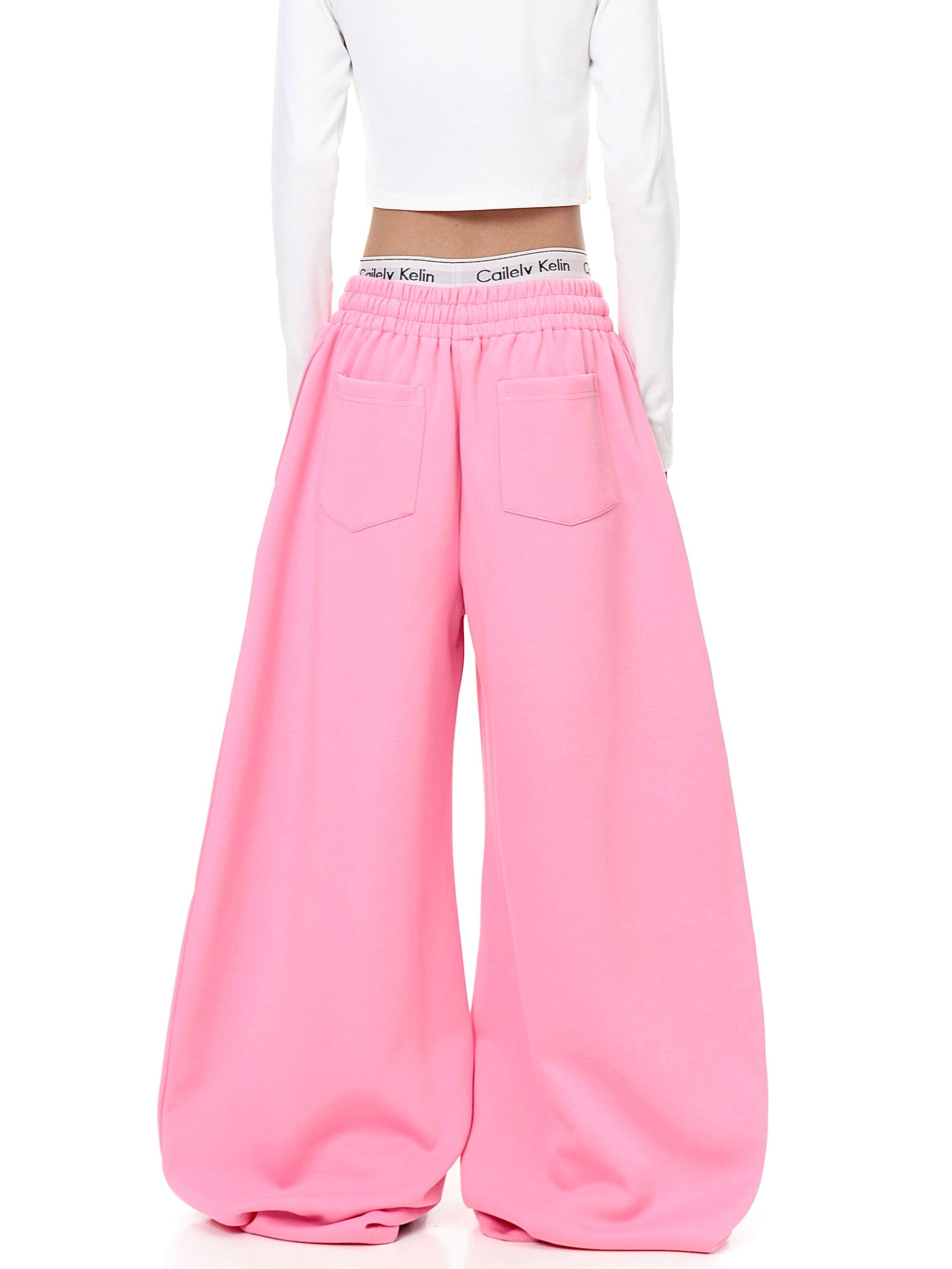 Bubble Pop Starburst Loose Wide-Leg Pant