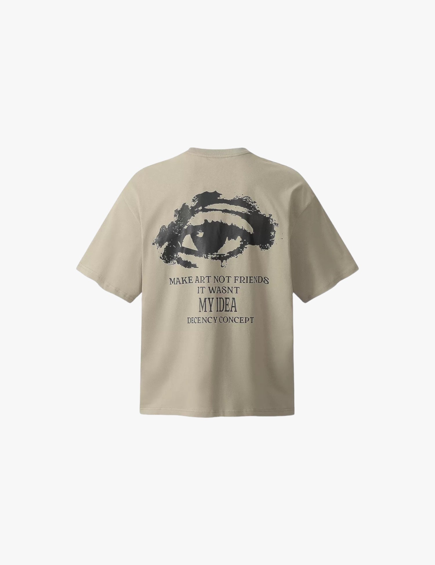 GKIKZ EYE CONTRAST DROP SHOULDER TEES