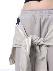 GKIKZ FAKE HANDS FLEECE-LINED MOPPING SWEATPANTS